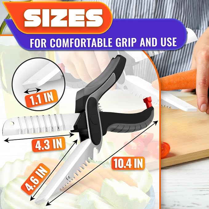 6-in-1 Cutting Board Scissors - Image 2