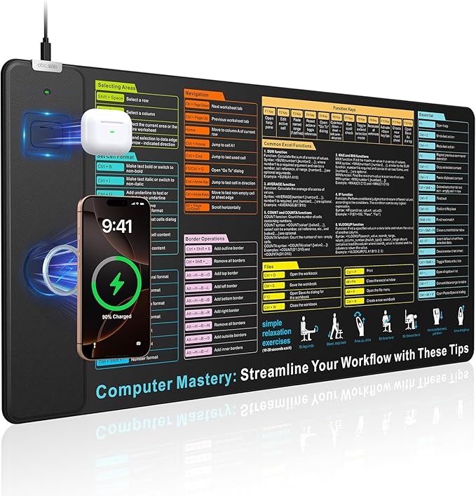 Wireless Charging Mouse Pad by abcmat