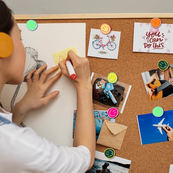 Decorative Cute Push Pins for Bulletin Board, Thumb Tacks, Cork Board Desk Wall - Image 6
