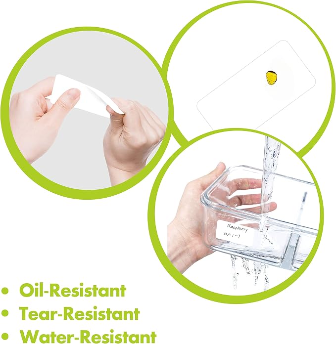 120 Large Size Removable Customizable Blank Labels, Water/Oil/Tear Resistant - Image 4