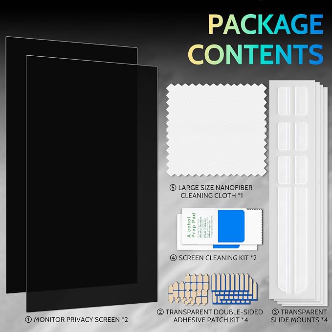 Peslv 19 Inch Privacy Screen for Computer Monitor 5:4 Aspect Ratio, Eye - Image 8