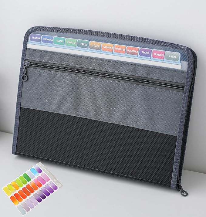 NAFY Expanding File Folder, 13 Pockets Document Organizer by Nafy