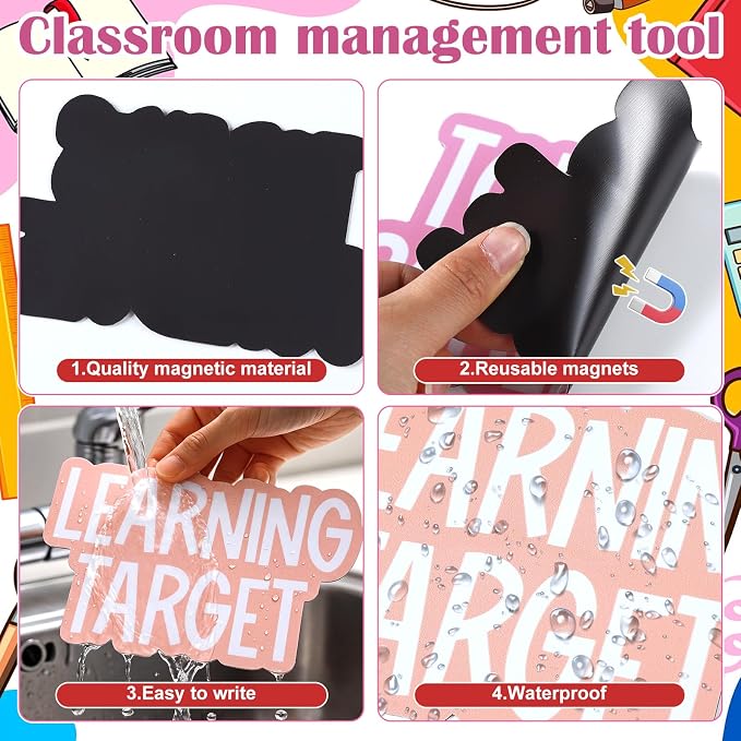 AmazingSpark 12 Pcs Class Subjects Magnets Classroom Daily Schedule Magnets - Image 2