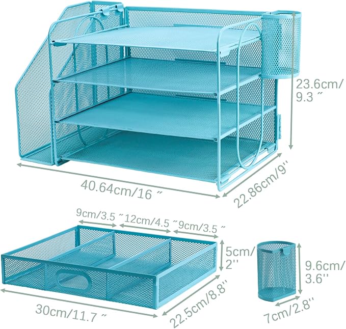 4 Tier Desk File Organiser - Image 2