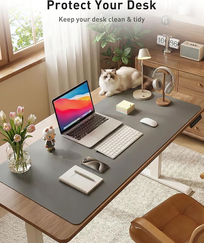 Aothia Faux Leather Desk Mat - Image 8