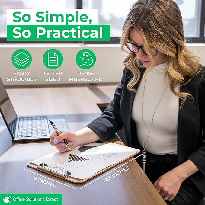 Letter Size Clipboards with Low Profile Clip - Image 2