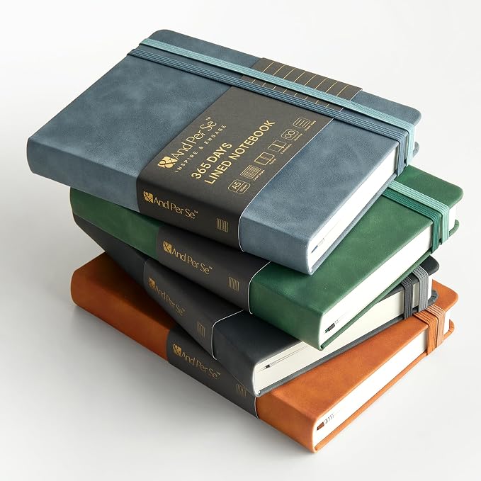 &And Per Se 365 Page Journal – A5 Hardcover Lined Notebook, One Book - Image 6