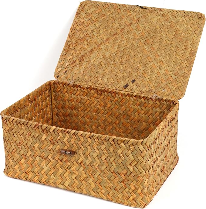FEIALNDUO Wicker Shelf Baskets by FEILANDUO