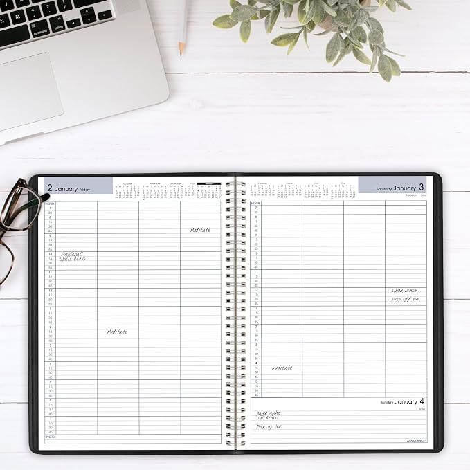AT-A-GLANCE 2026 Appointment Book Planner, Four Person Group Planner, - Image 2