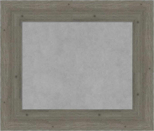 Amanti Art Grey Framed Magnetic Board 23x27 Small Vision Board by AmantiArt