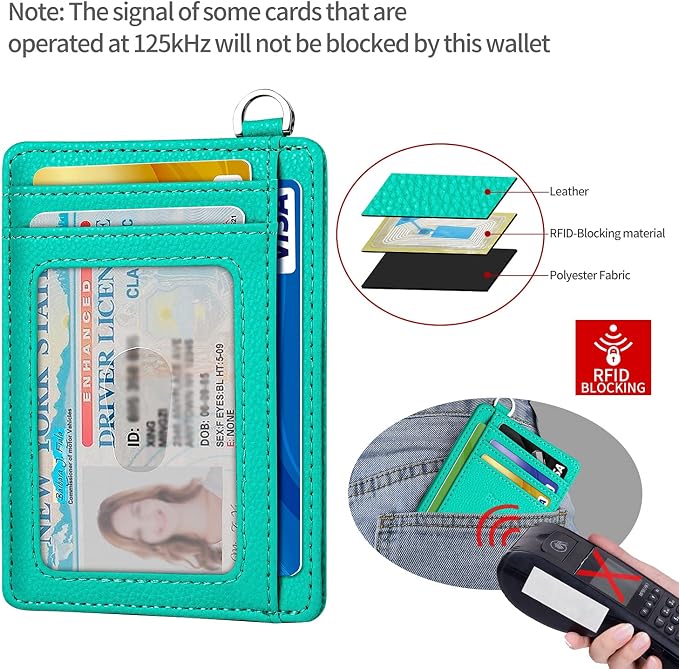 Slim Minimalist Front Pocket Wallet, RFID Blocking Credit Card Holder Wallet - Image 3