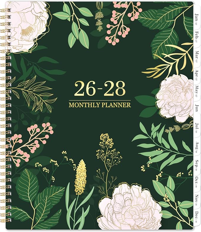 2026-2028 Monthly Planner by Indeme