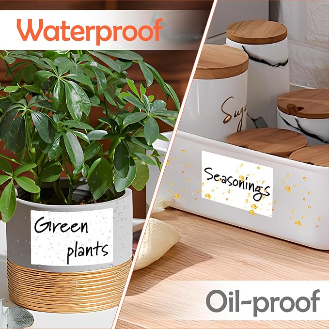 Homrelaxy 180Pcs 4"x6" Labels for Storage Bins, Removable No Residue Large - Image 3