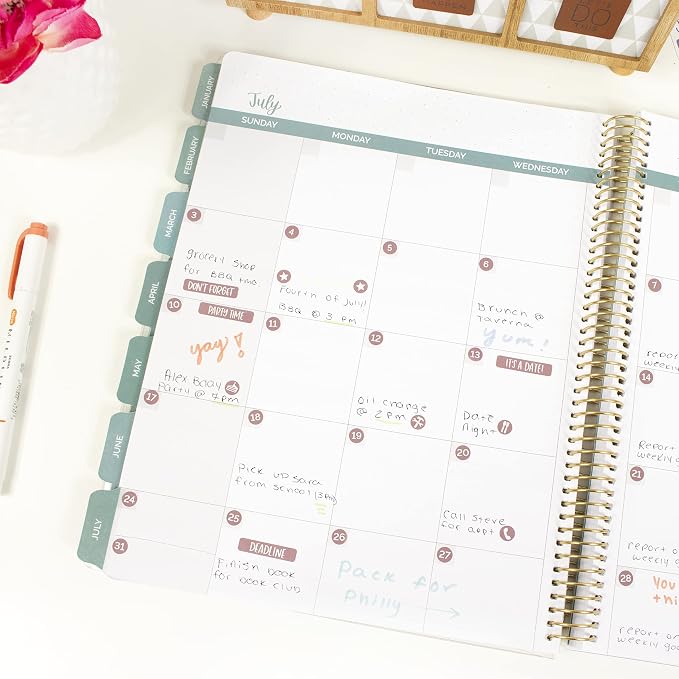 bloom daily planners Calendar Essentials Planner Stickers - Image 6