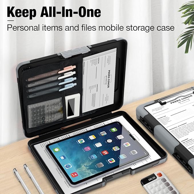 Sooez Toughest Clipboard with Storage, Internal Pen Pouch Included, Letter/ A4 - Image 5