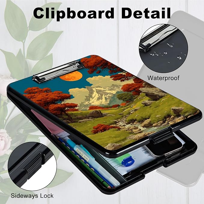 Heavy Duty Storage Clipboard, Slim Nursing Clipboard - Image 3