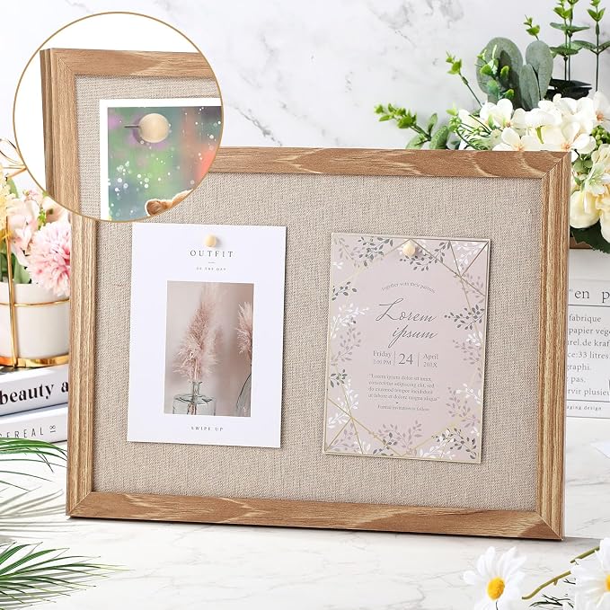 Teling 6 Pack Wood Bulletin Boards - Image 4