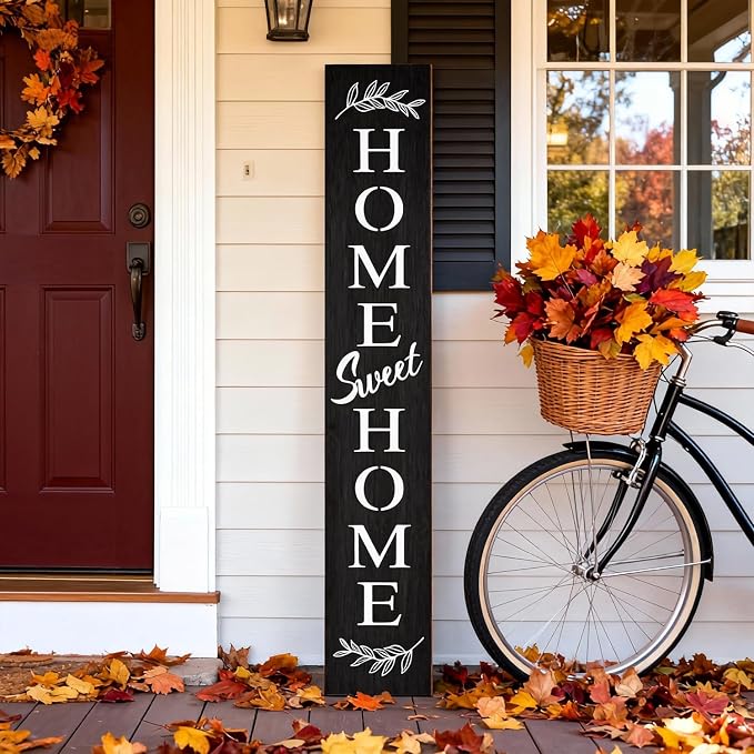 Farmhouse Wooden Welcome Sign Stand - Image 8
