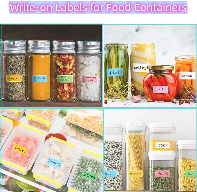 Assorted Colors Waterproof Removable Labels - Image 6