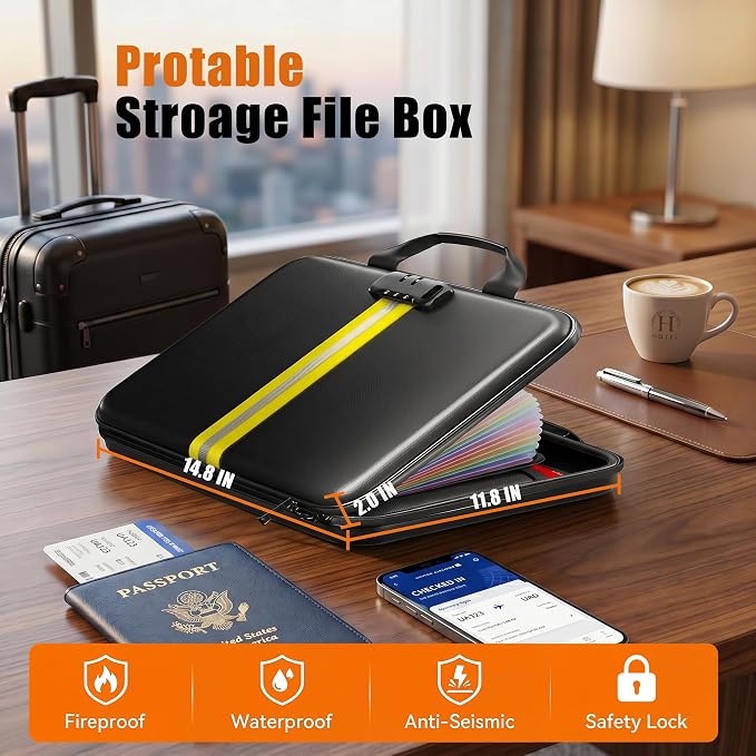 Fireproof Document Organizer - Image 6
