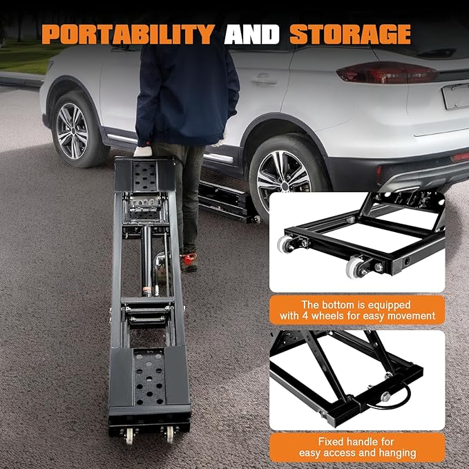 Jocisland 7000 lb Portable Car Lift, Quick Jack - Image 6