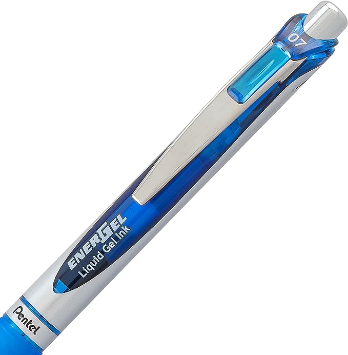 Pentel EnerGel Deluxe RTX Retractable Liquid Gel Pen, Metal Tip, 2 Pack - Image 3
