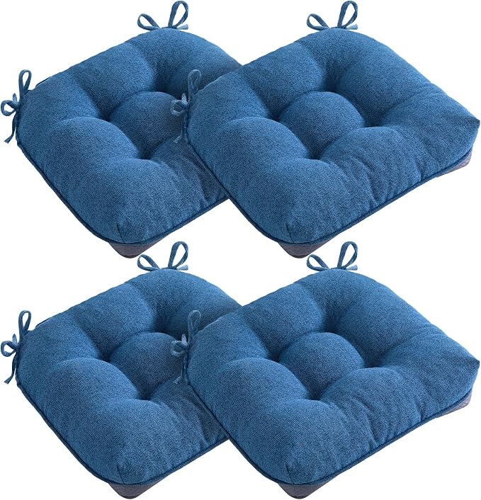 MAGIC ELEPHANT Chair Cushions for Dining Chairs, Memory Foam Kitchen Chair by Magicelephant