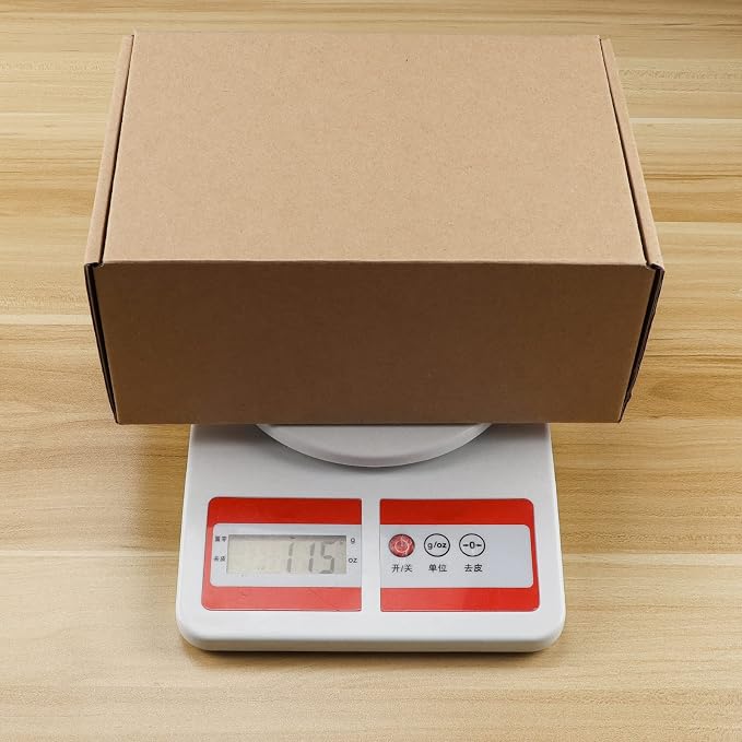 PHAREGE 9x6x4 inch Gift Shipping Boxes Bulk 25 Pack Brown, Tab Lock Tuck Top - Image 6