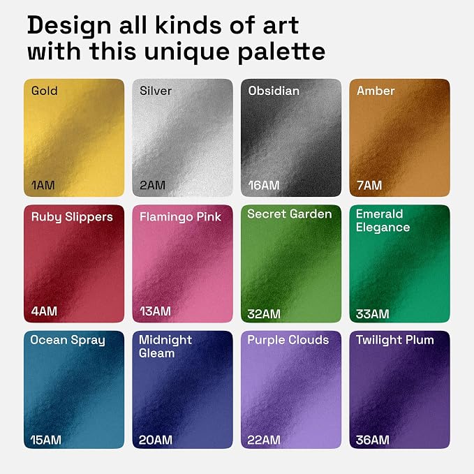 ARTISTRO 12 Metallic Paint Pens - Image 2