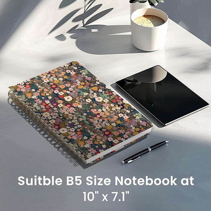 Lined Spiral Notebook Journal for Work, 300 Pages Thick B5 College Ruled - Image 6