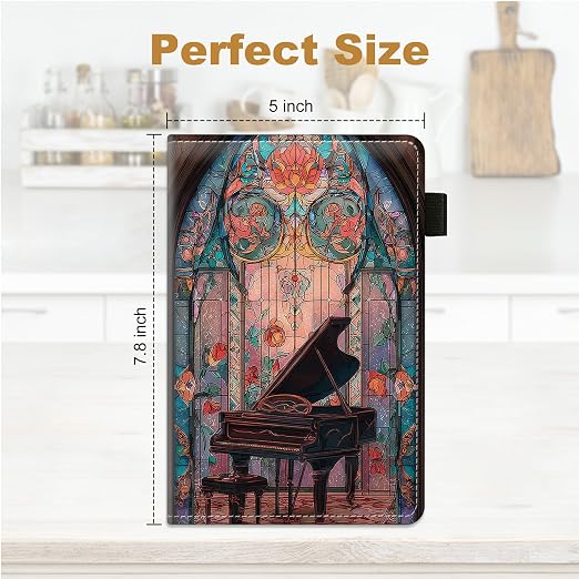 Glass Window Piano Cute Server Book - Image 2