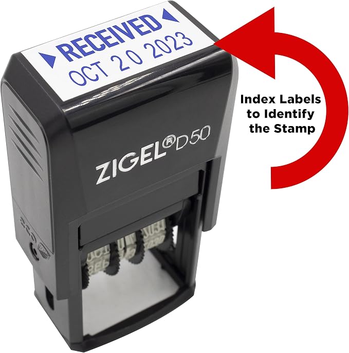 ZIGEL D50 Date Stamp with Scanned - Image 5