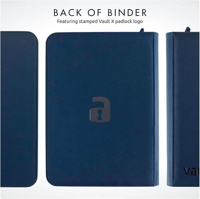Vault X 9 Pocket Zip Binder, 360 Cards, Exo-Tec Material, 20 Side-Loading Pages - Image 9