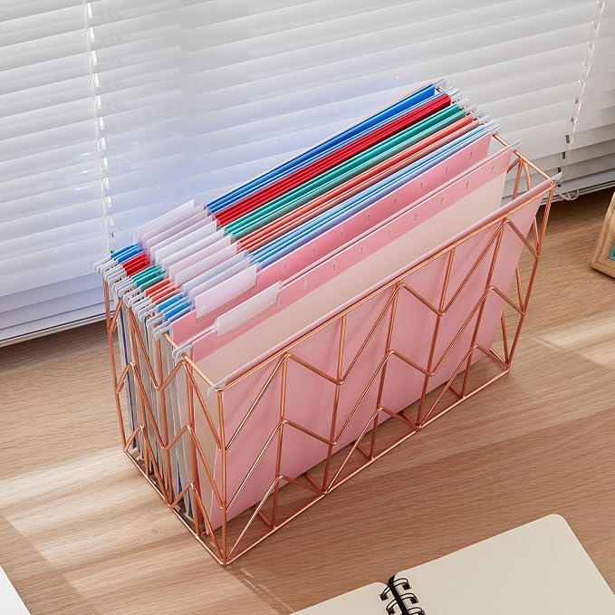 12 Pack Hanging File Folder Letter Size Reinforced Hanging Folders - Image 8