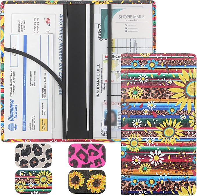 LumiMokki Premium Car Registration & Insurance Card Holder by LumiMokki
