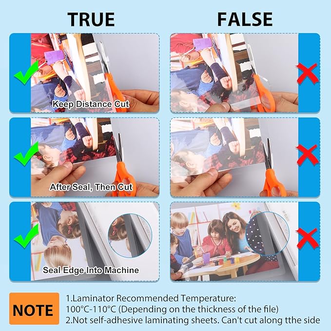 400 Pack Laminating Sheets, Holds 8.5 x 11 Inch Sheets, 3 mil, 9 x 11.5 Inches Thermal Laminating Pouches Lamination Sheet Paper for Laminator, Clear, Letter Size, Office and School Supplies-DeskLoop Office