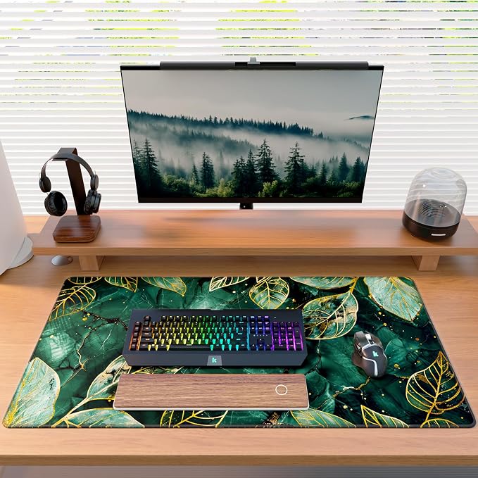 KTRIO Large Gaming Mouse Pad, Desk Mat, 31.5 x 15.7 in, XXL | Smooth - Image 6