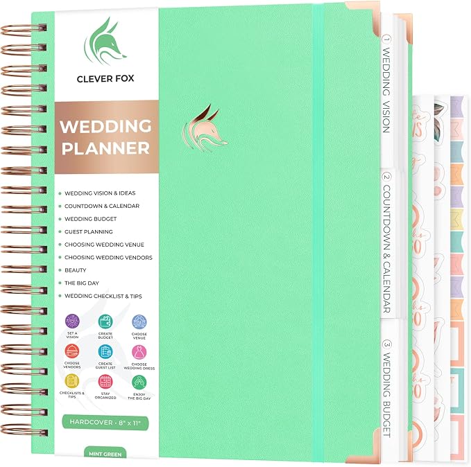 Clever Fox Wedding Planner – Notebook Organizer by CleverFox