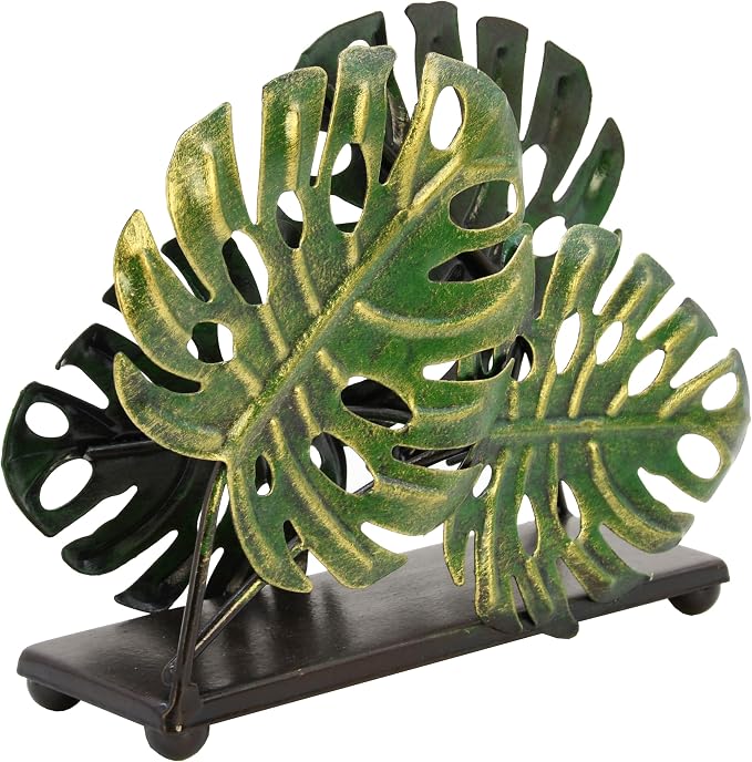 Modern Metal Leaves Design Napkin Holder - Image 9
