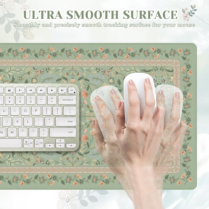 iCasso Aesthetic Flower Mouse pad - Image 3