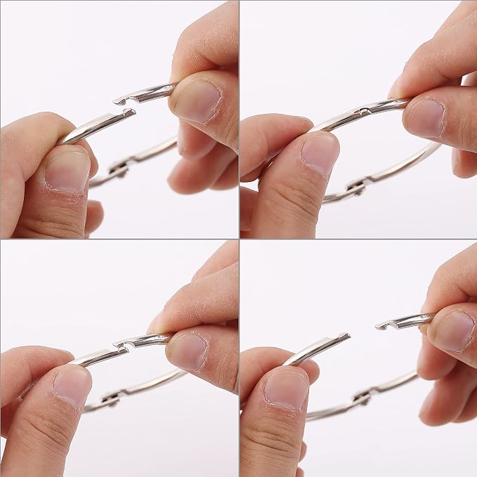 Mr. Pen- Loose Leaf Binder Book Rings, 3 Inch, 10 Pack | Metal Binder Rings - Image 6