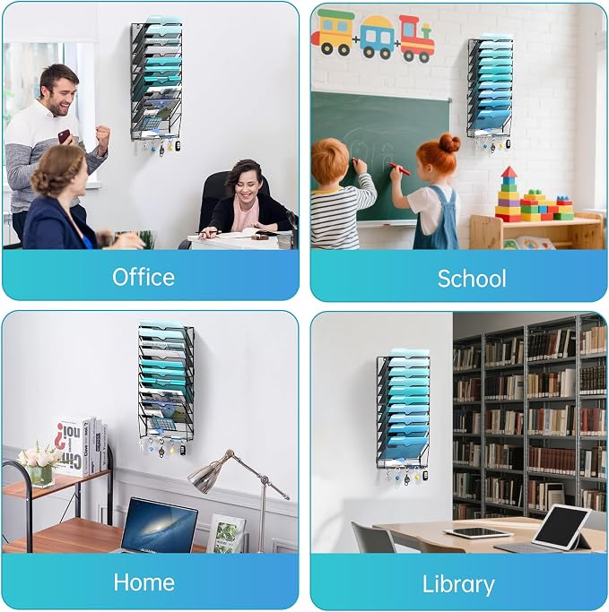 11 Tier Wall File Organizer - Image 6