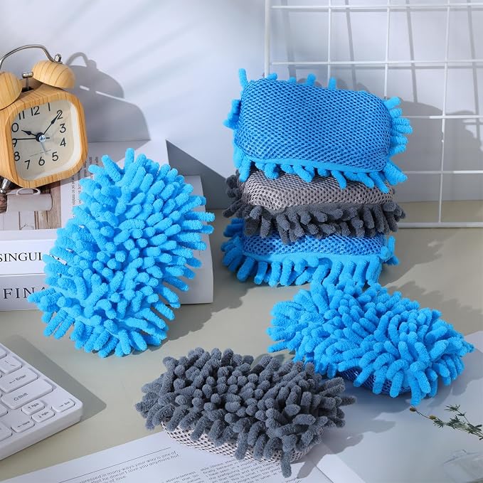 Sherr 18 Pcs Microfiber Shag Magnetic Dry Erase Erasers Washable Whiteboard - Image 5