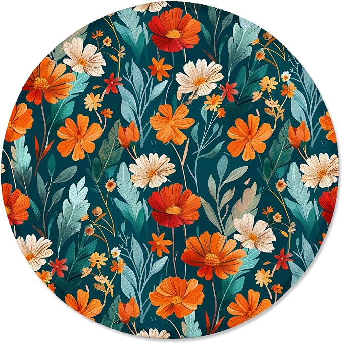 ITNRSIIET Round Mouse Pad with Stitched Edge Premium-Textured Waterproof by +ITNRSIIET