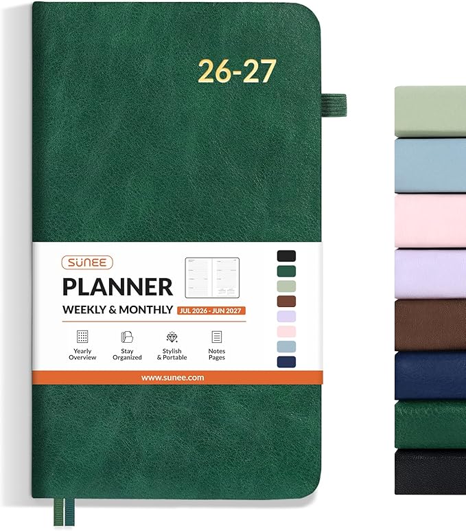 SUNEE 2026-2027 Pocket Weekly Planner by SUNEE