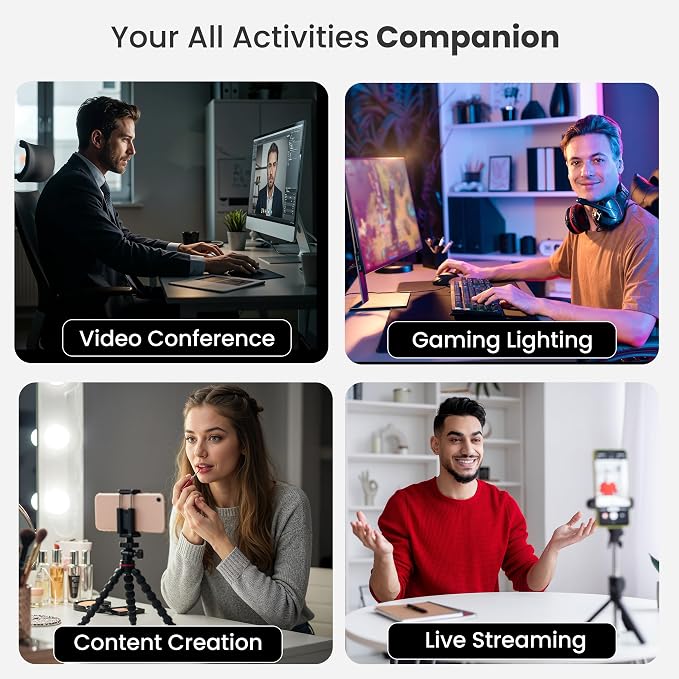 Monitor Light Bar for Computer & Laptop – Remote&Touch Control, Streaming Video - Image 3