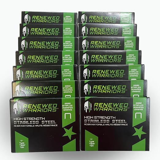 T50 Stainless Steel Staples Marine; T/50 Type T-50 Staples by RenewedWarriors