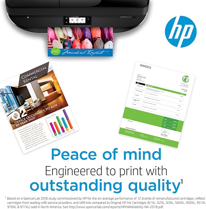 HP 951 Cyan Ink Cartridge for HP Printers | Works with Printer Series: OfficeJet 8600, Pro 251dw, 276dw, 8100, 8610, 8620, 8630 | Eligible for Instant Ink | CN050AN-DeskLoop Office