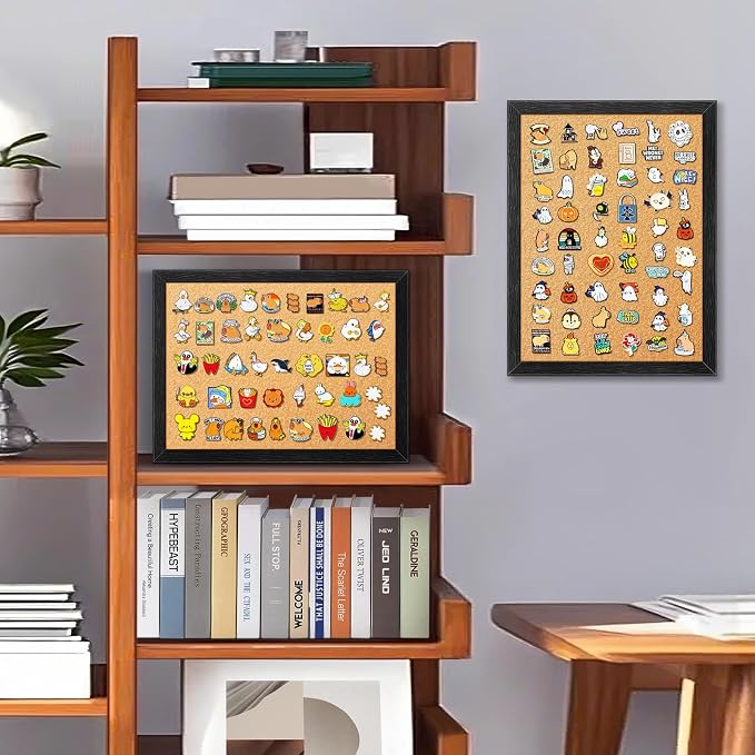 tutata Enamel Pin Display Board, Lapel Pin Holder, Wall Mounted Cork Board - Image 6