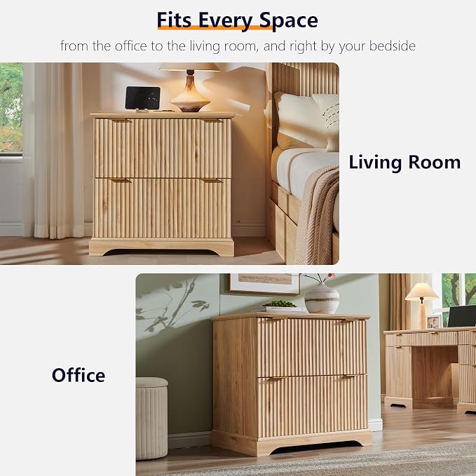 JXQTLINGMU 2 Drawer File Cabinet - Image 6